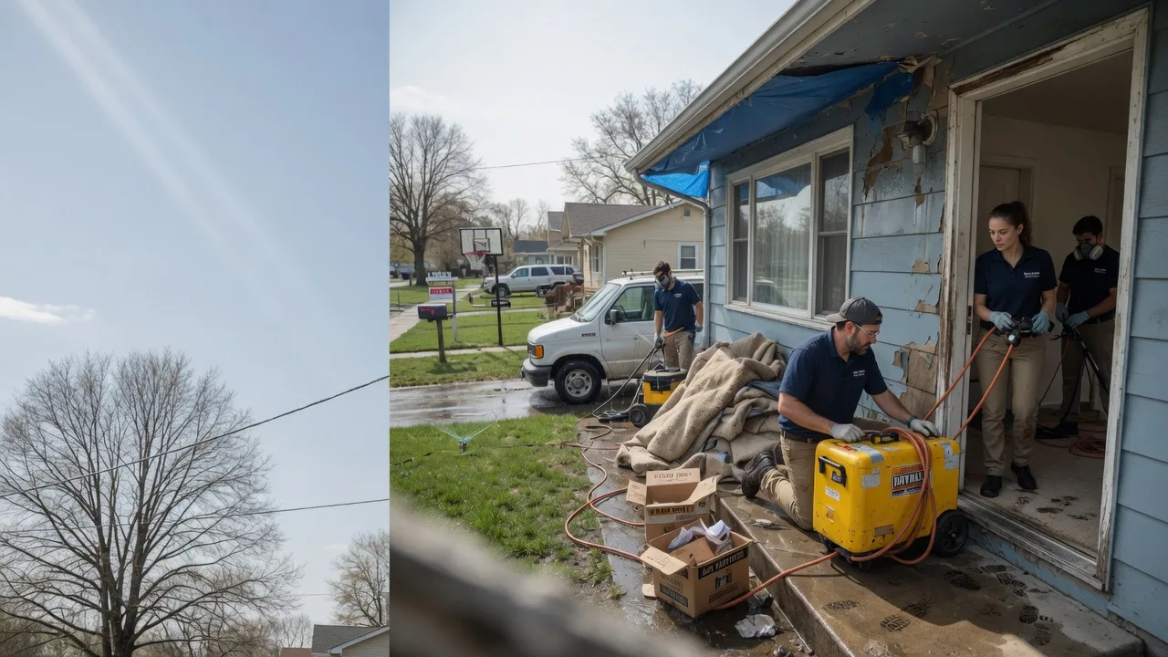 Basement Flood Cleanup in Palmyra, WI near me